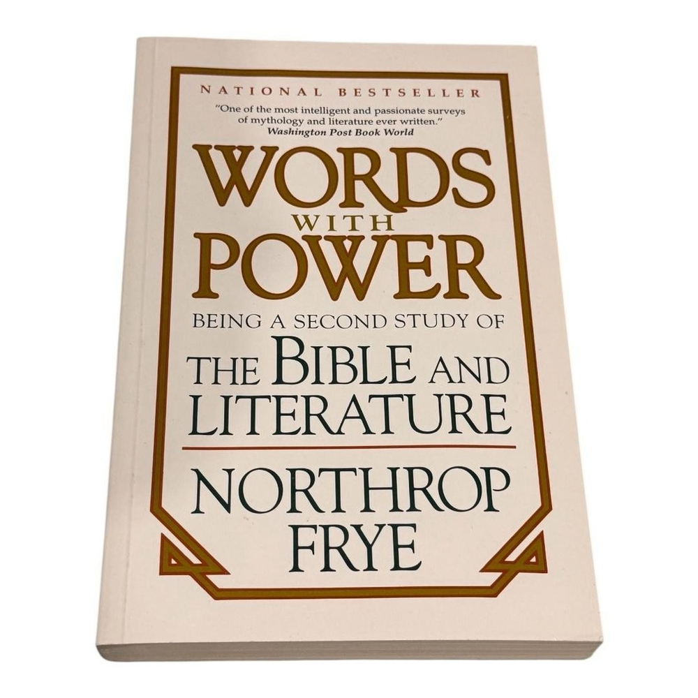 Words with Power Northrop Frye Bible and Literature Trade Paperback Book Penguin